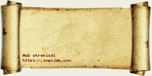 Jasmina Jovanović vizit kartica